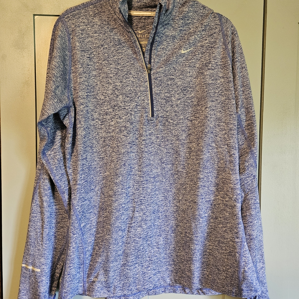 Nike Blue Quarter-Zip Pullover